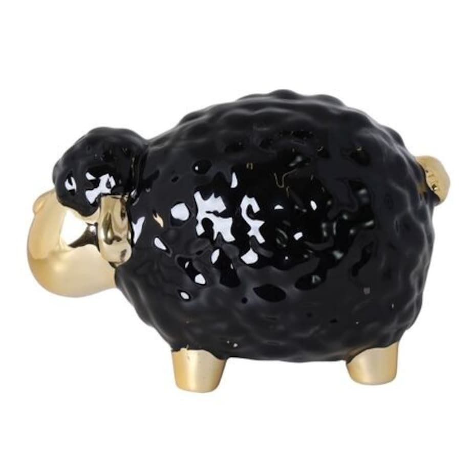 Dekoracja - figurka Owieczka 20x13x13 cm LAMMAS czarna