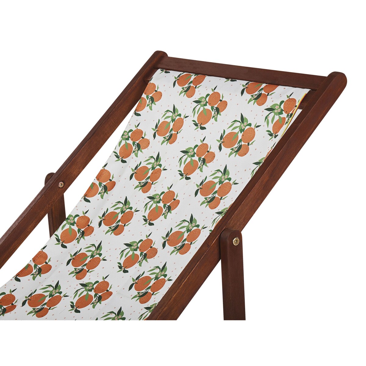 Zestaw 2 tkanin leżakowych wzór w pomarańcze ANZIO / AVELLINO