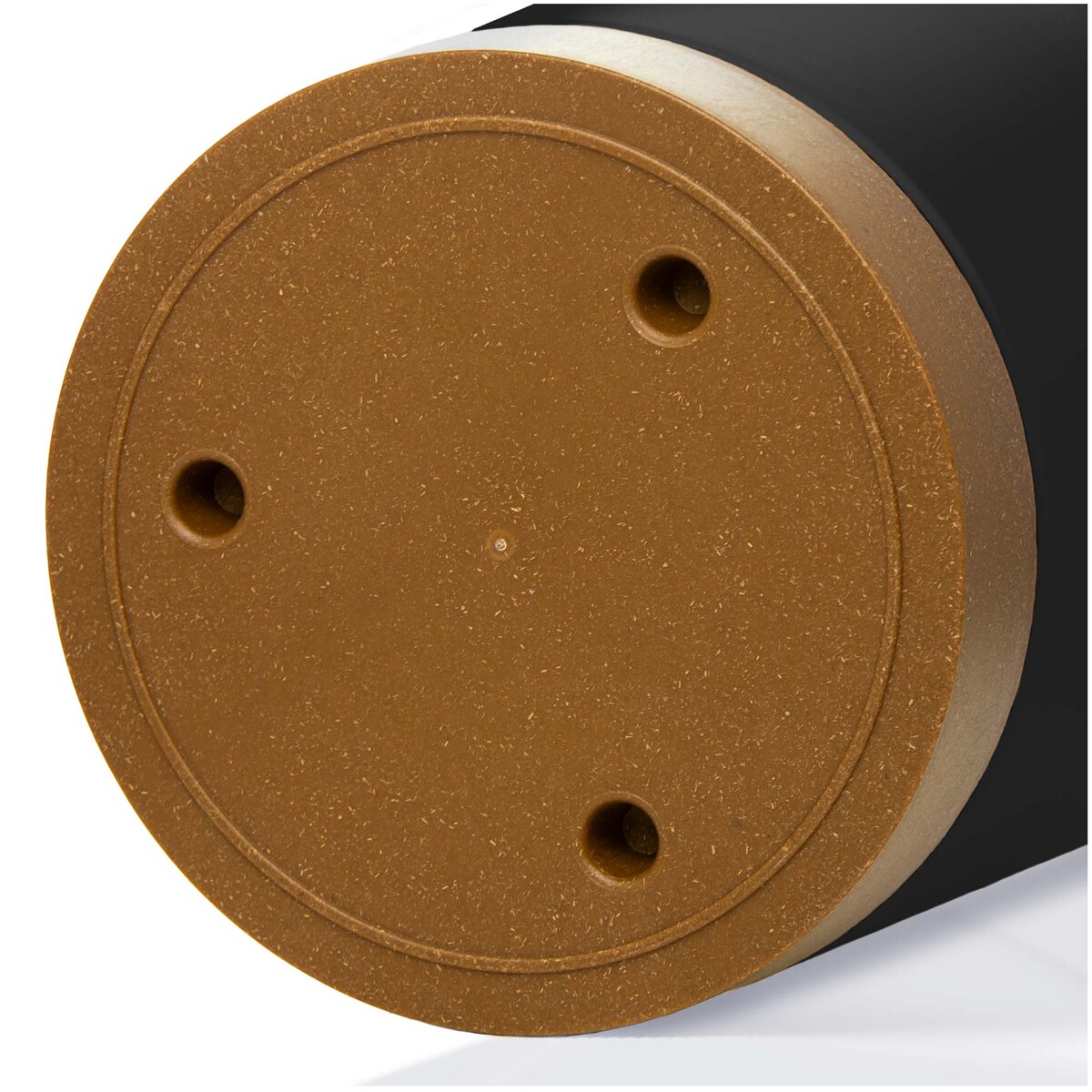 Doniczka Ogrodowa 29,2Cm Z Podstawką Do Domu Donica Plastikowa Antracyt