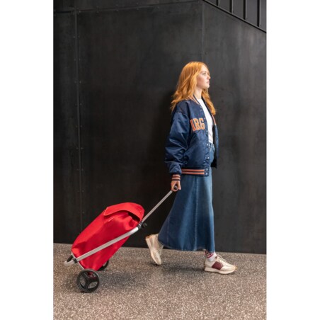 Wózek SHOPPING TROLLEY, red