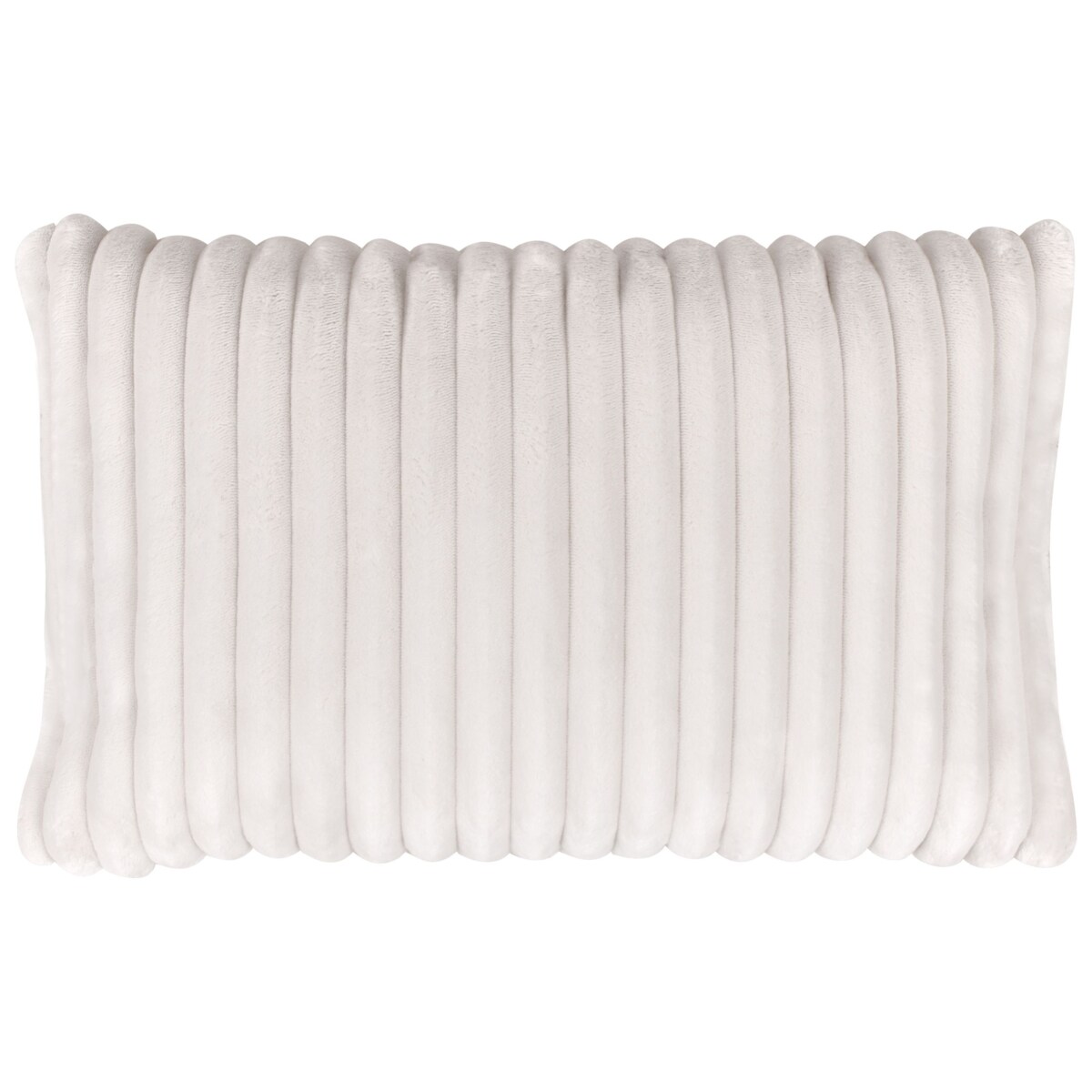 Sofa 3-osobowa sztruksowa złamana biel SANDORA