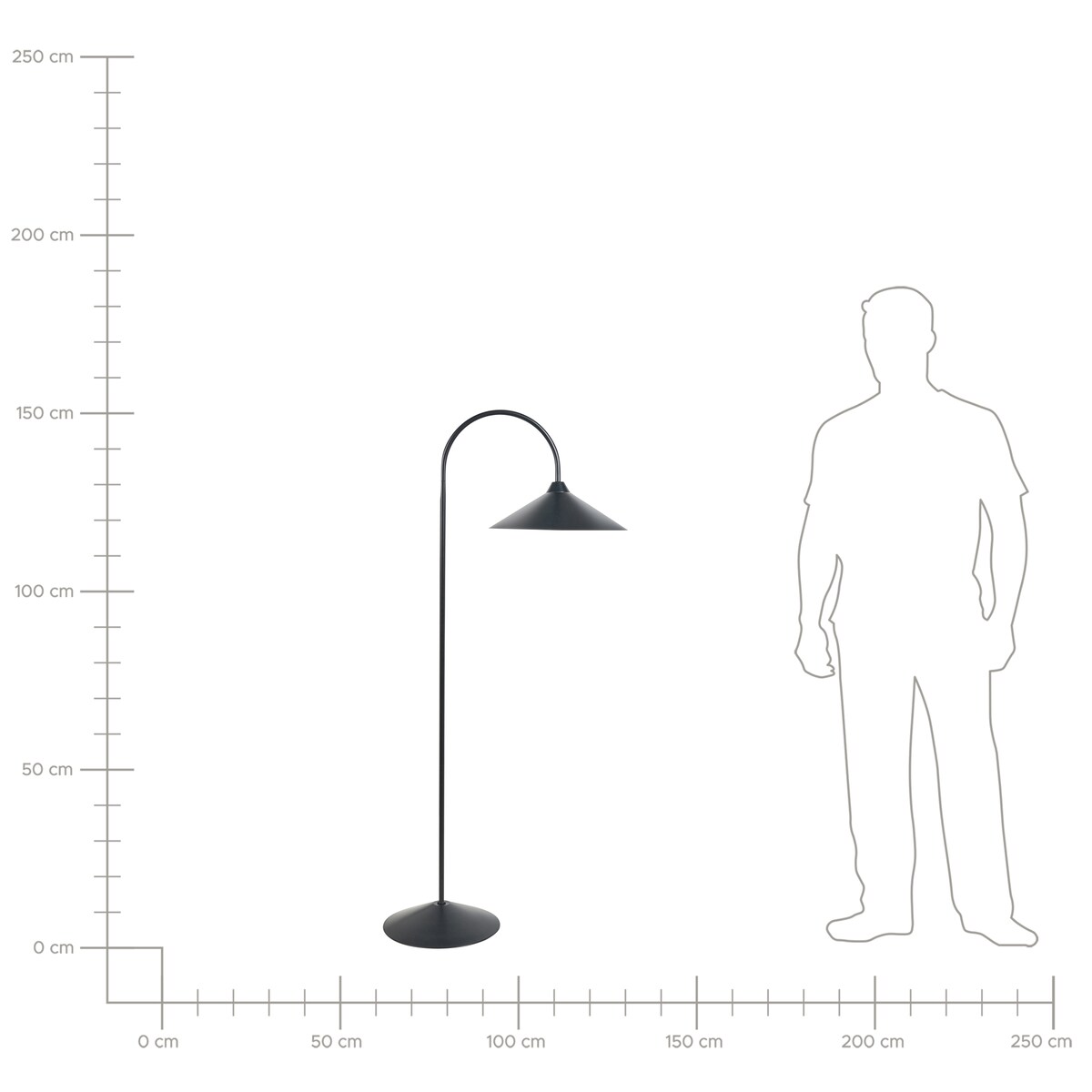 Lampa podłogowa SAVEGRE Metal Czarny