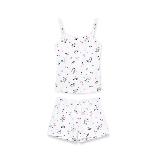 Piżama na ramiączkach Poziomki S