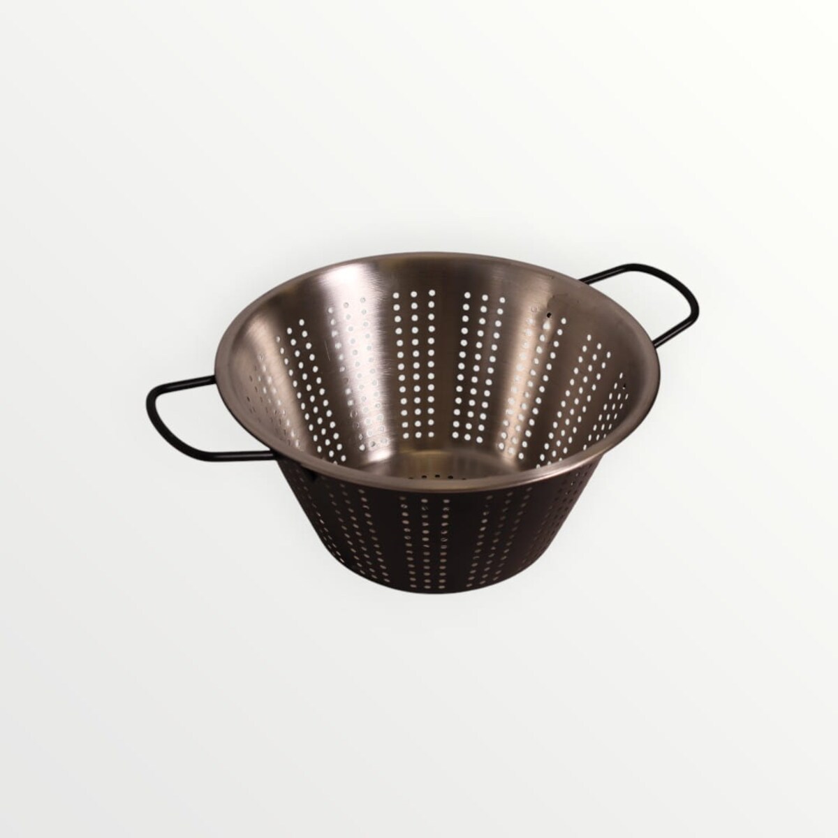 DURSZLAK, STAL NIERDZEWNA (201) 22x10cm, KOLOR CZARNY MATOWY