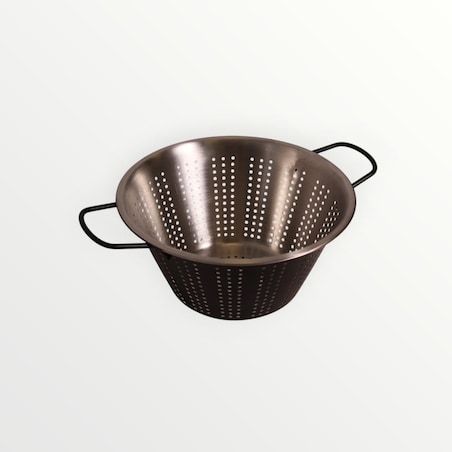 DURSZLAK, STAL NIERDZEWNA (201) 22x10cm, KOLOR CZARNY MATOWY