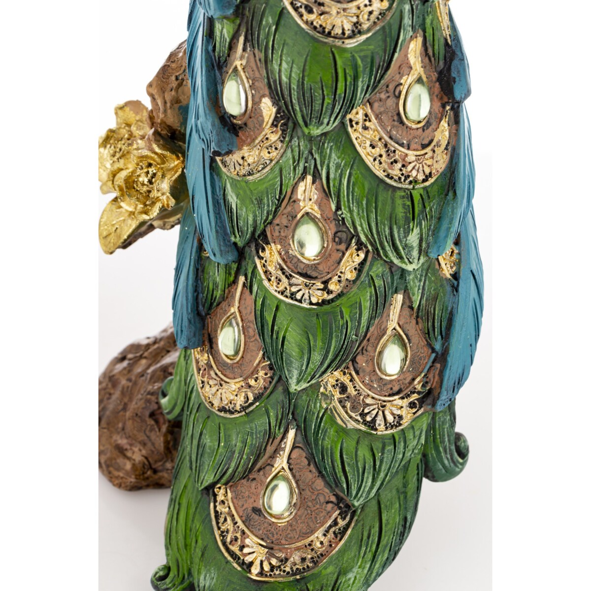 Dekoracja - Paw 29x10x14 cm POAT-2