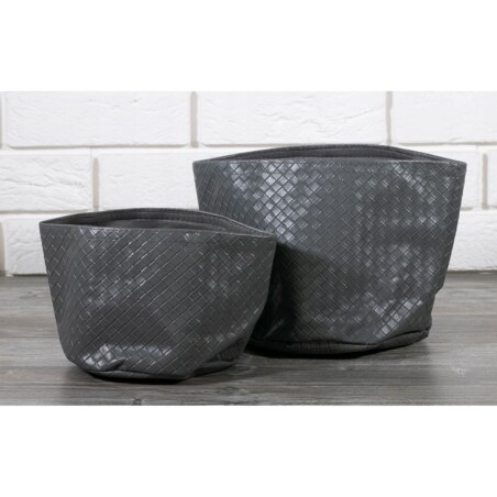 ORGANIZER eko-skóra, szary komplet