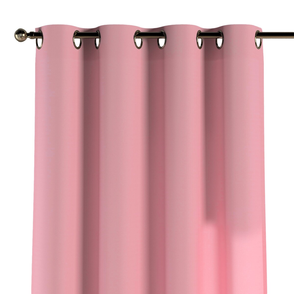 Zasłona na kółkach 1 szt. 130x260 brudny róż