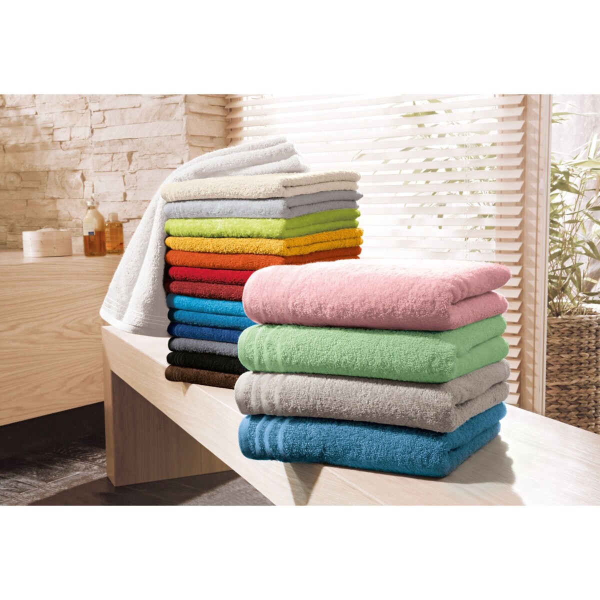 Kleine Wolke Royal Wegański Ręcznik kapielowy niebieski 70x140 cm ECO LIVING