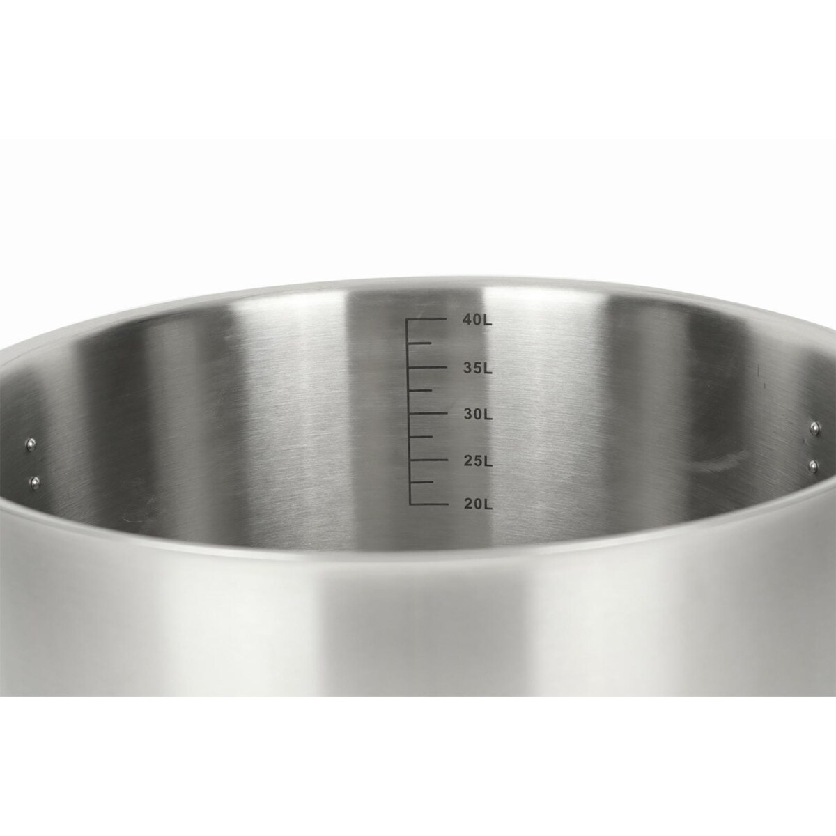 Garnek stalowy ze stali nierdzewnej gastro 44L 45x28 ROSSNER