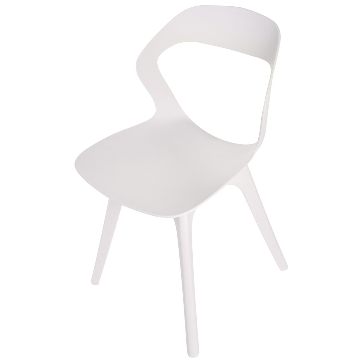 Zestaw 4 krzeseł LACHANIA Beżowoszary