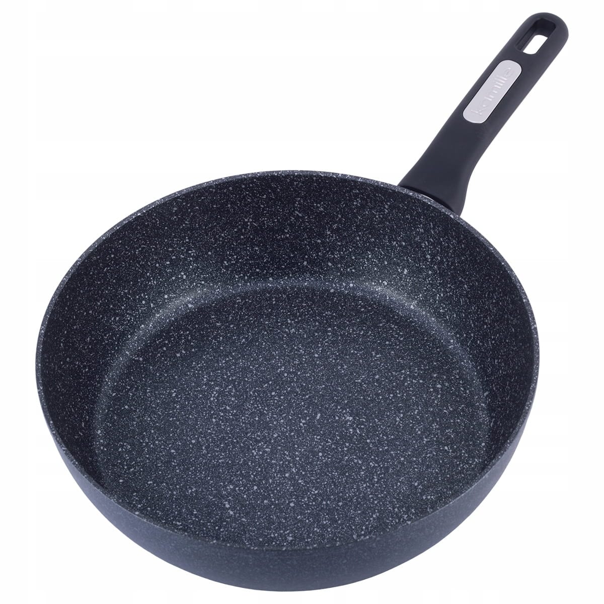 Patelnia głęboka gruba marmurowa 30cm KAMILLE
