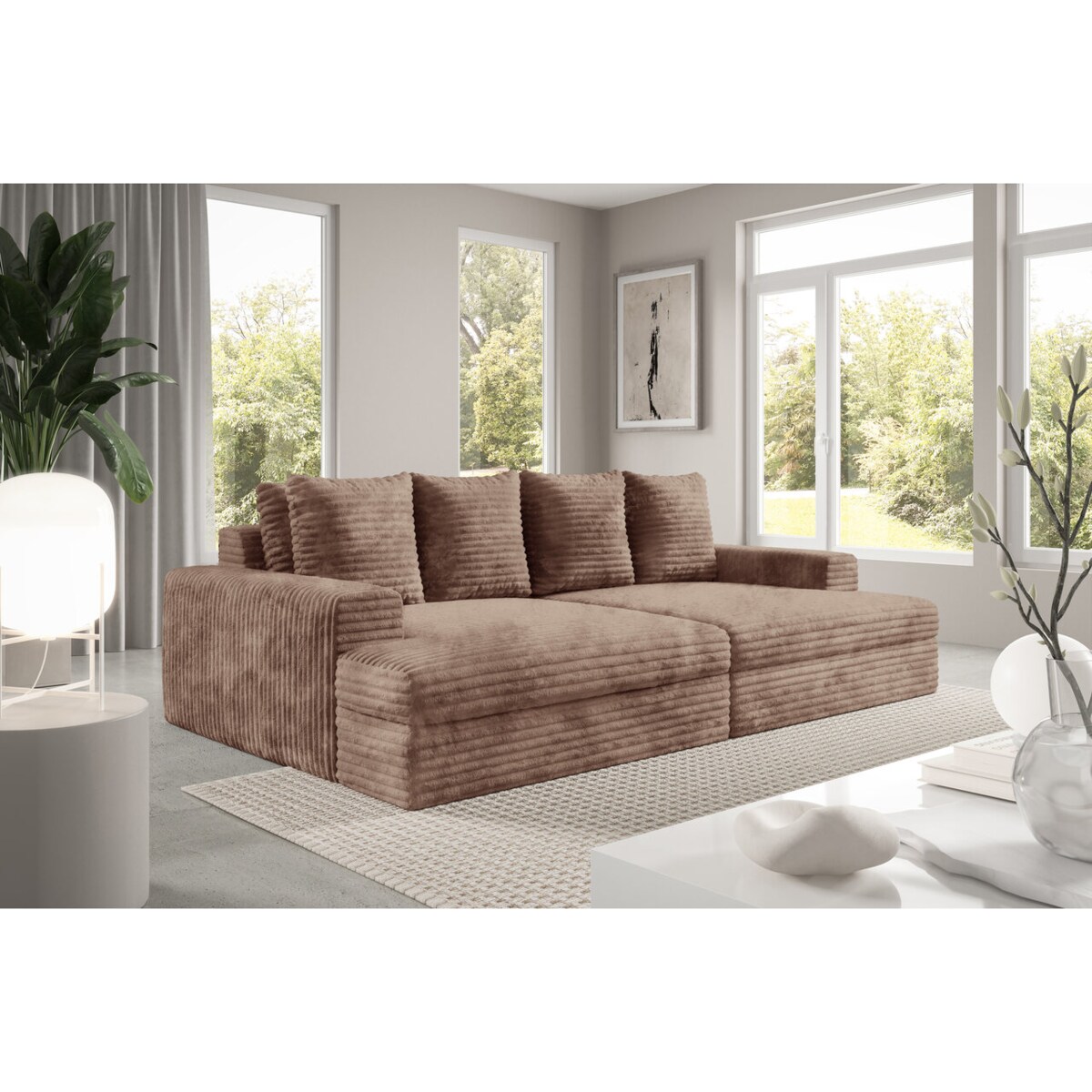 Sofa CALDO TILIA o wysokim komforcie Kolor: TILIA 17