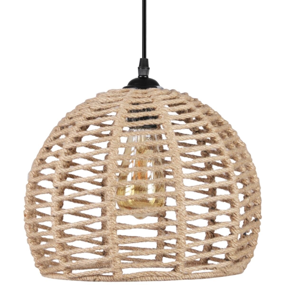 Lampa wisząca ażurowa Otis 316837 industrialna beżowa