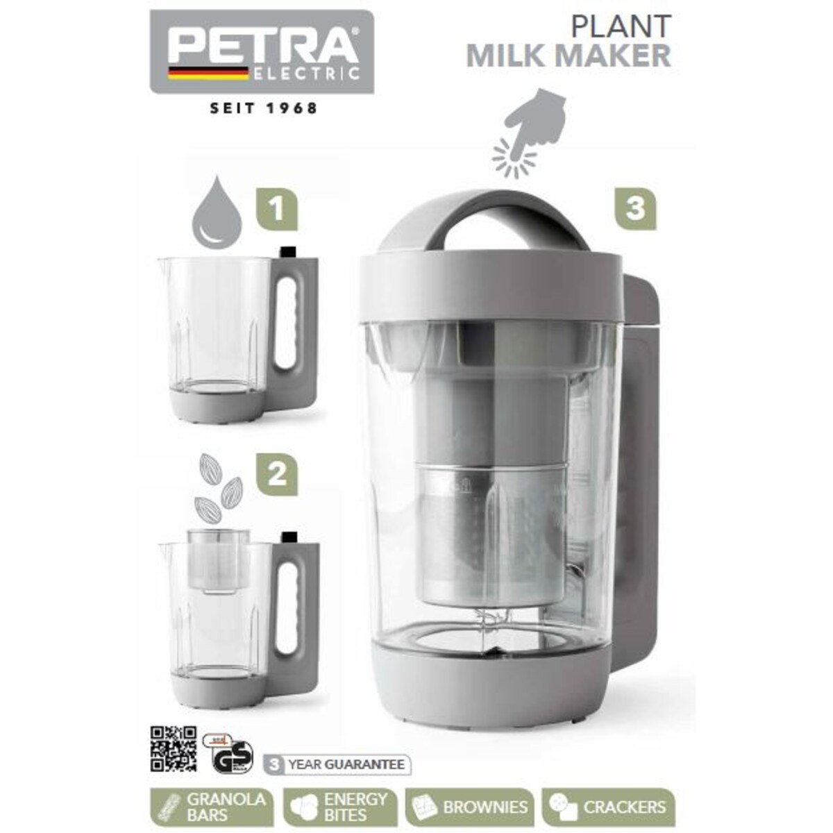 Urządzenie do mleka roślinnego PETRA, 1,6 l