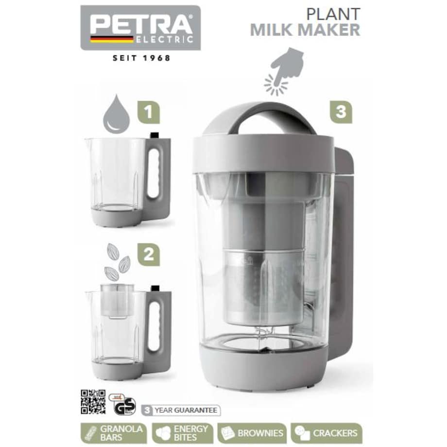 Urządzenie do mleka roślinnego PETRA, 1,6 l