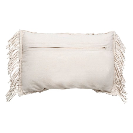 Poduszka dekoracyjna z frędzlami MACRAME, 30 x 50 cm