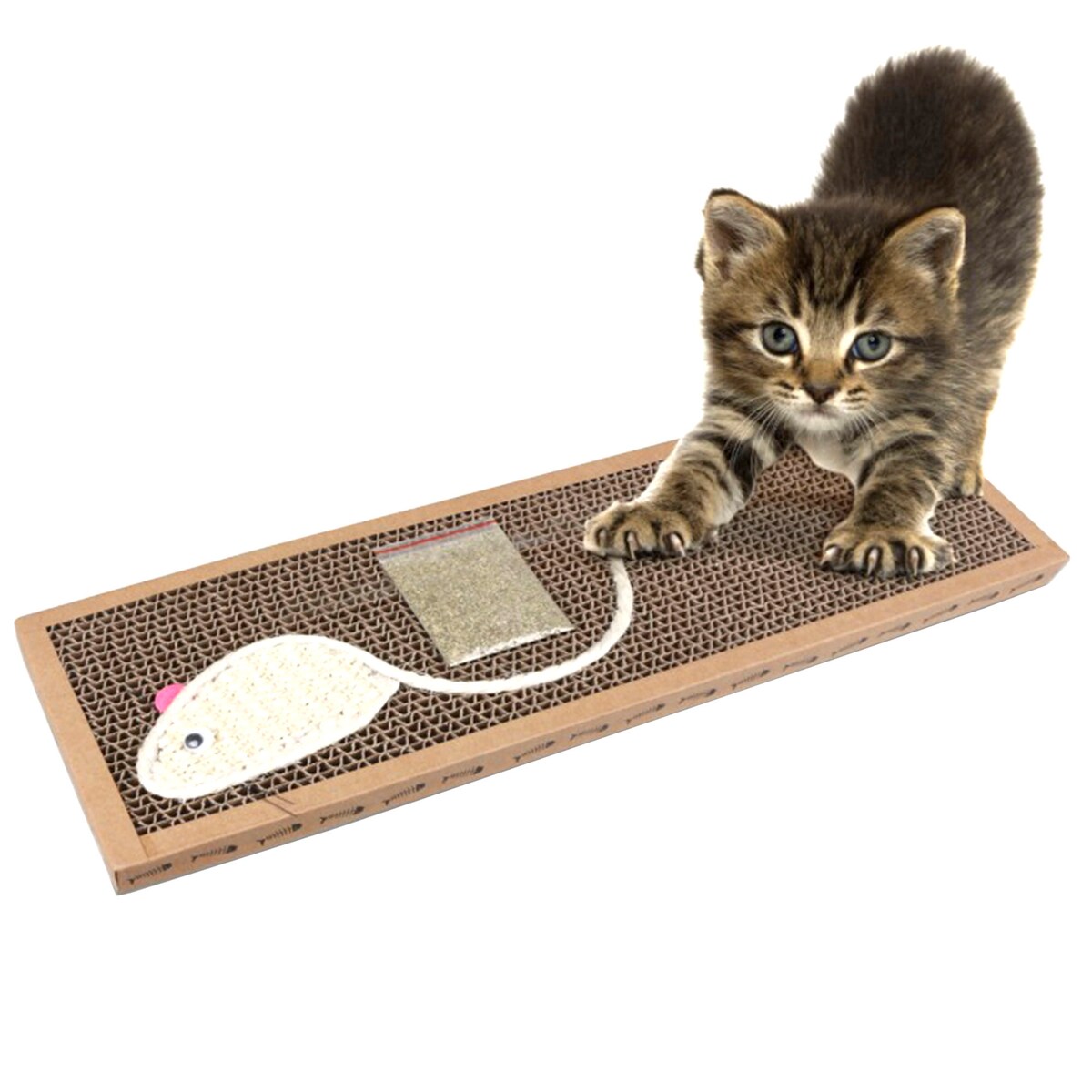 Drapak Kartonowy Dla Kota Tekturowy + Kocimiętka 38x12 cm