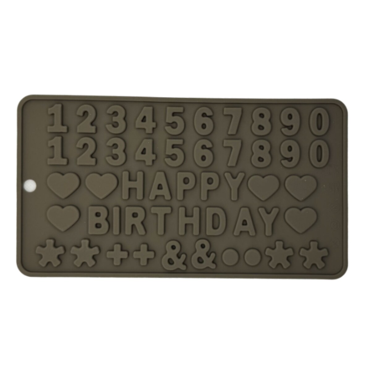 forma silikonowa happy birthday do pralinek i czekolady