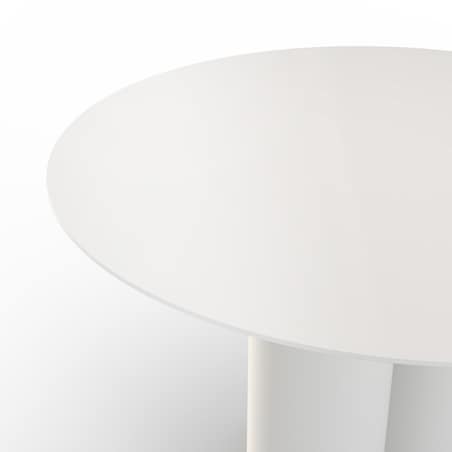 Stół do jadalni szarobeżowy Adagy 120 cm