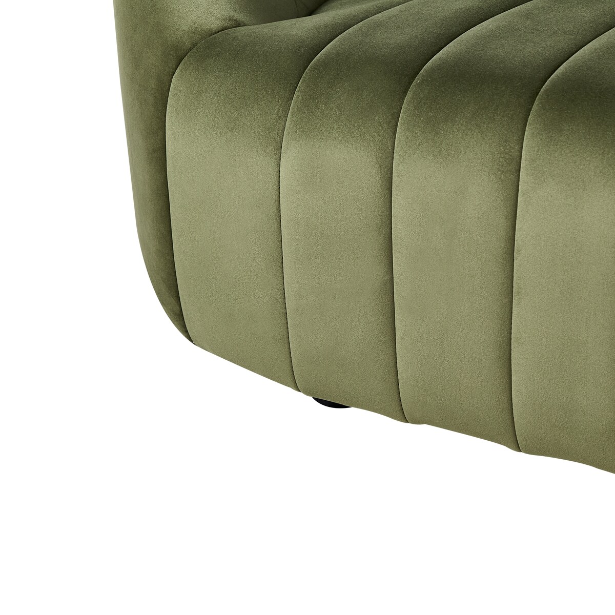 Sofa dla 2 osób MALUNG Welur Ciemnozielony