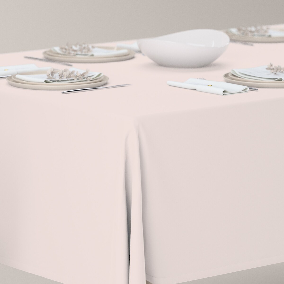 Obrus prostokątny 130 x 160 cm ecru