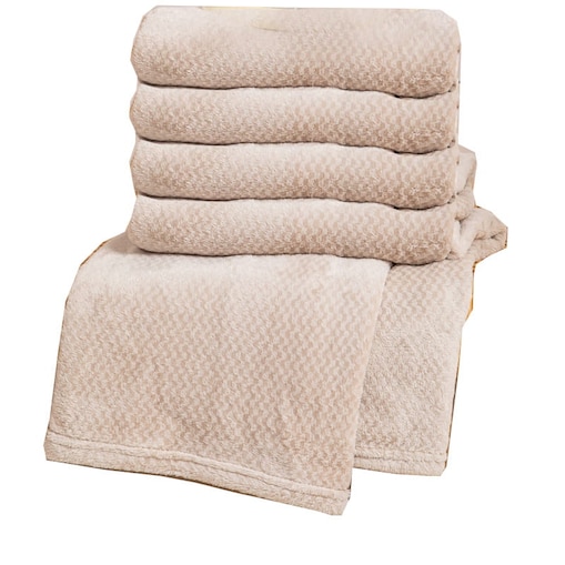 Miękki Koc Narzuta Pled na Łóżko 70 x 150 cm mikrofibra milutki Beż Willy