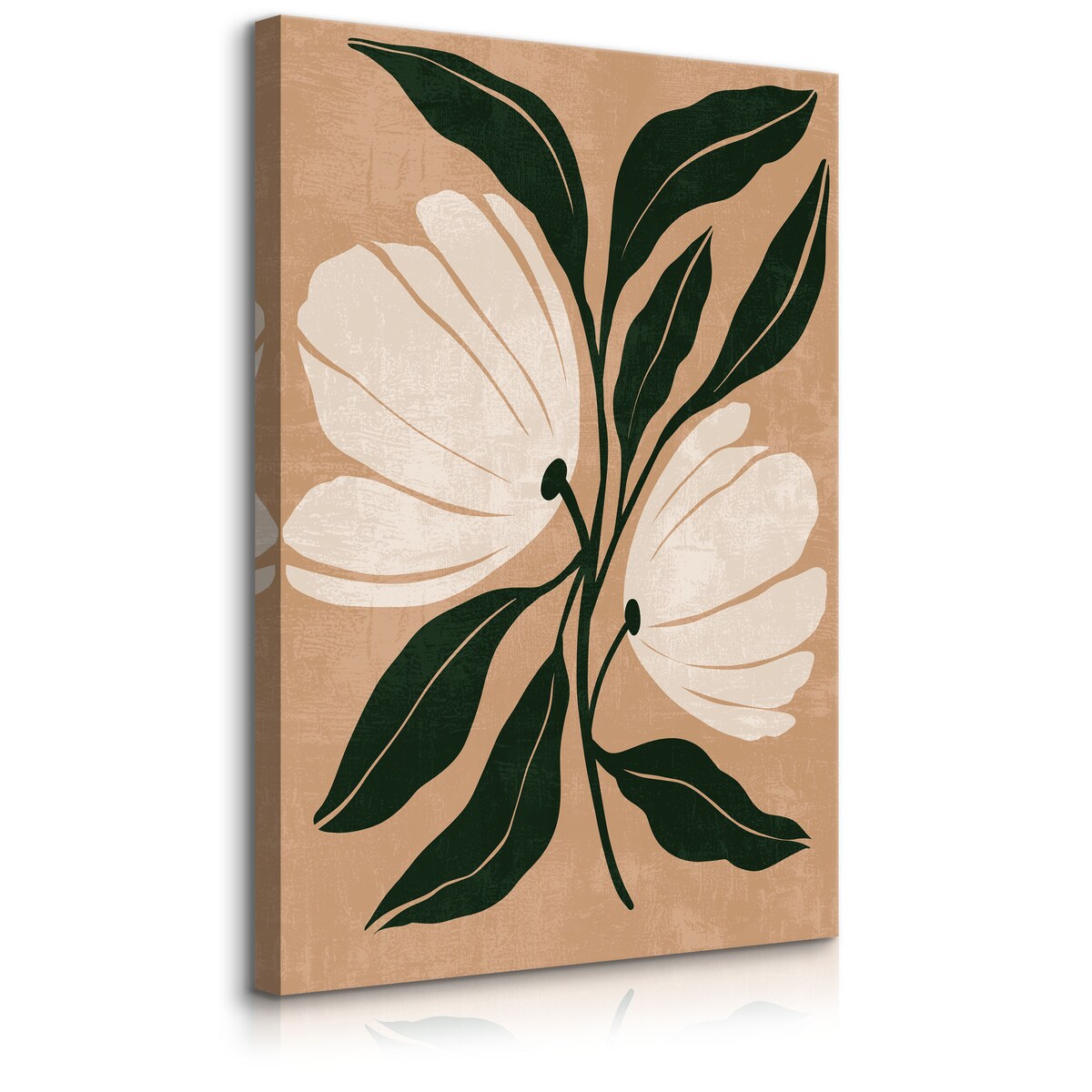 Obraz Akwarelowe Białe Kwiaty Polne 30x40cm