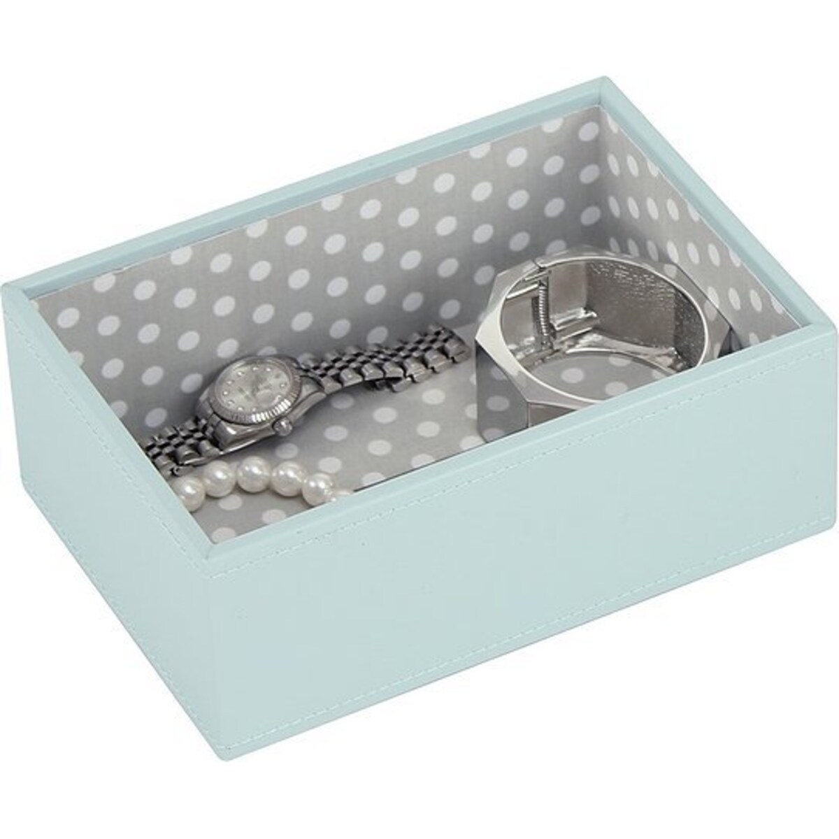 Szkatułka na biżuterię Stackers open mini błękitna