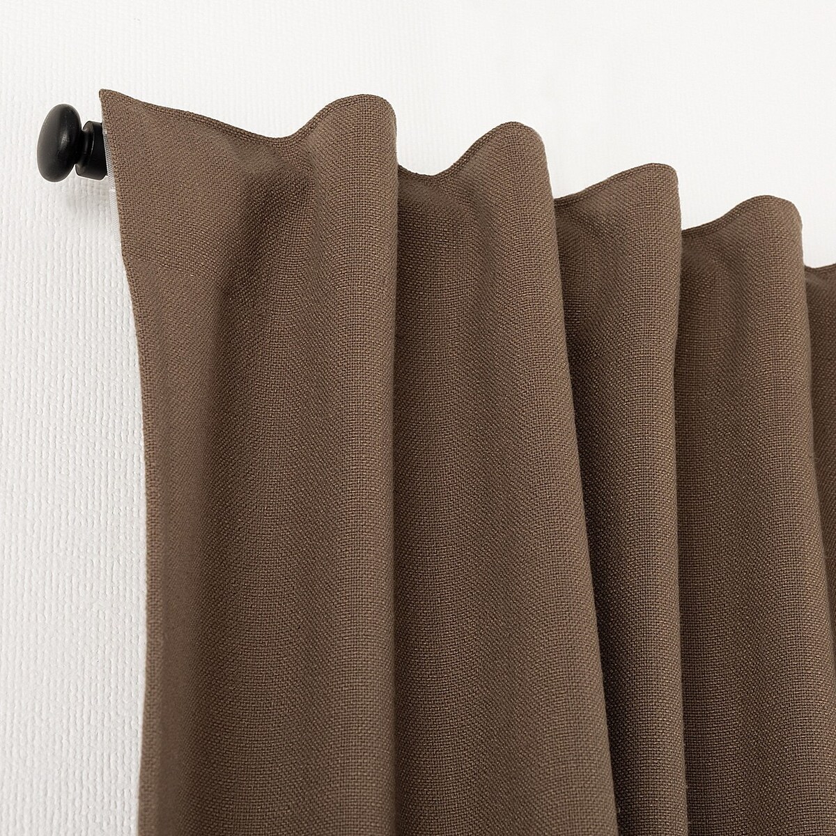 Zasłona gotowa na taśmie marszczącej 140x280cm brown 1 szt. 140x280 brązowy