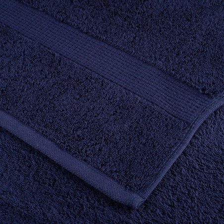 vidaXL Ręczniki premium, SOLUND, 2 szt., granatowe, 70x140 cm, 600 g/m²