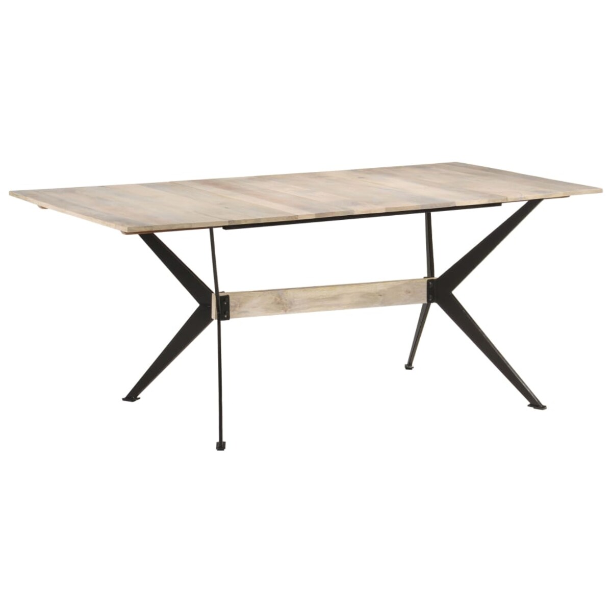 vidaXL Stół jadalniany, 180 x 90 x 76 cm, lite drewno mango