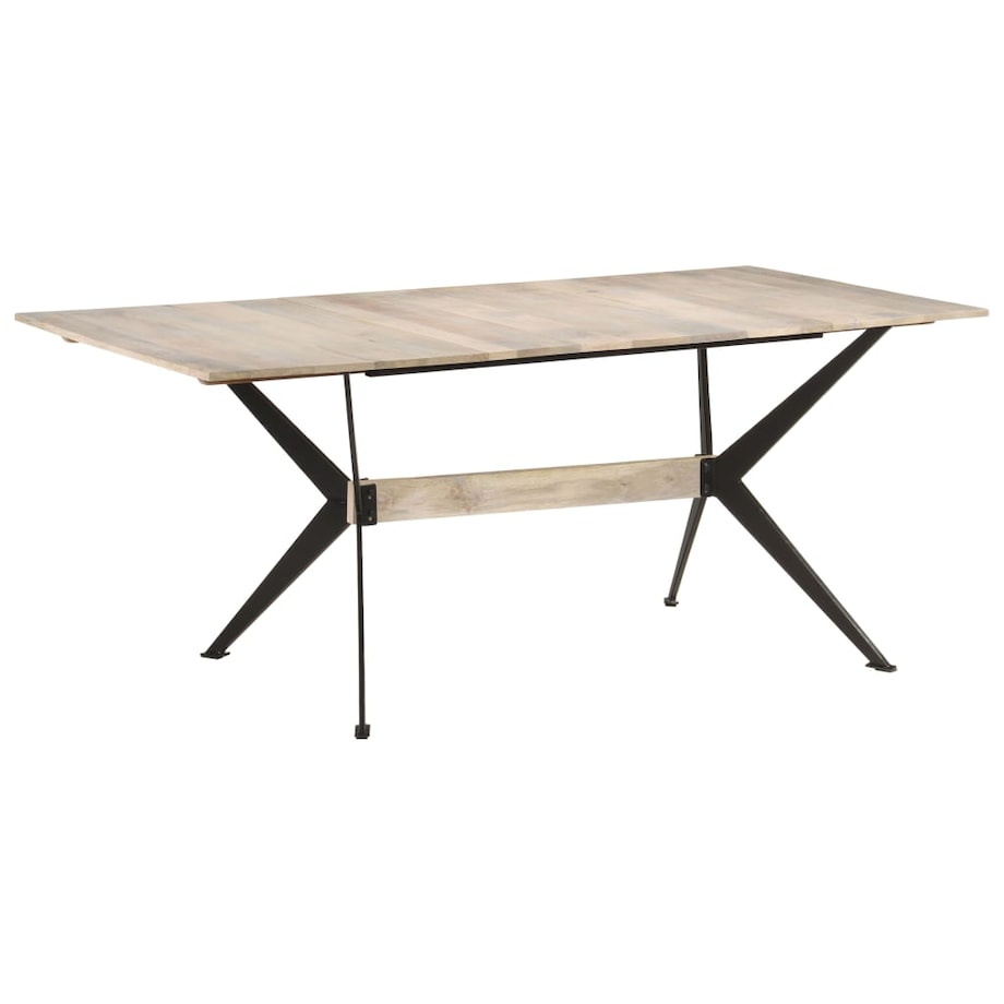 vidaXL Stół jadalniany, 180 x 90 x 76 cm, lite drewno mango