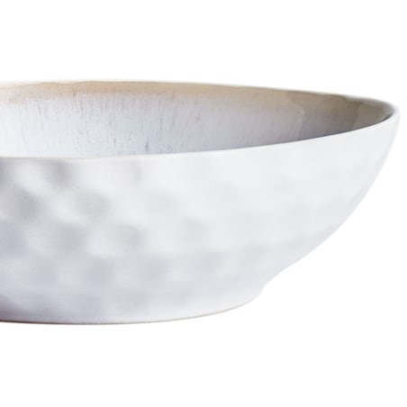 Zestaw 8 głębokich talerzy SESAME Kamionka Jasnoszary