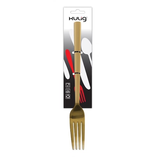 Widelec obiadowy Piano gold 3 sztuki zawieszka 29453
