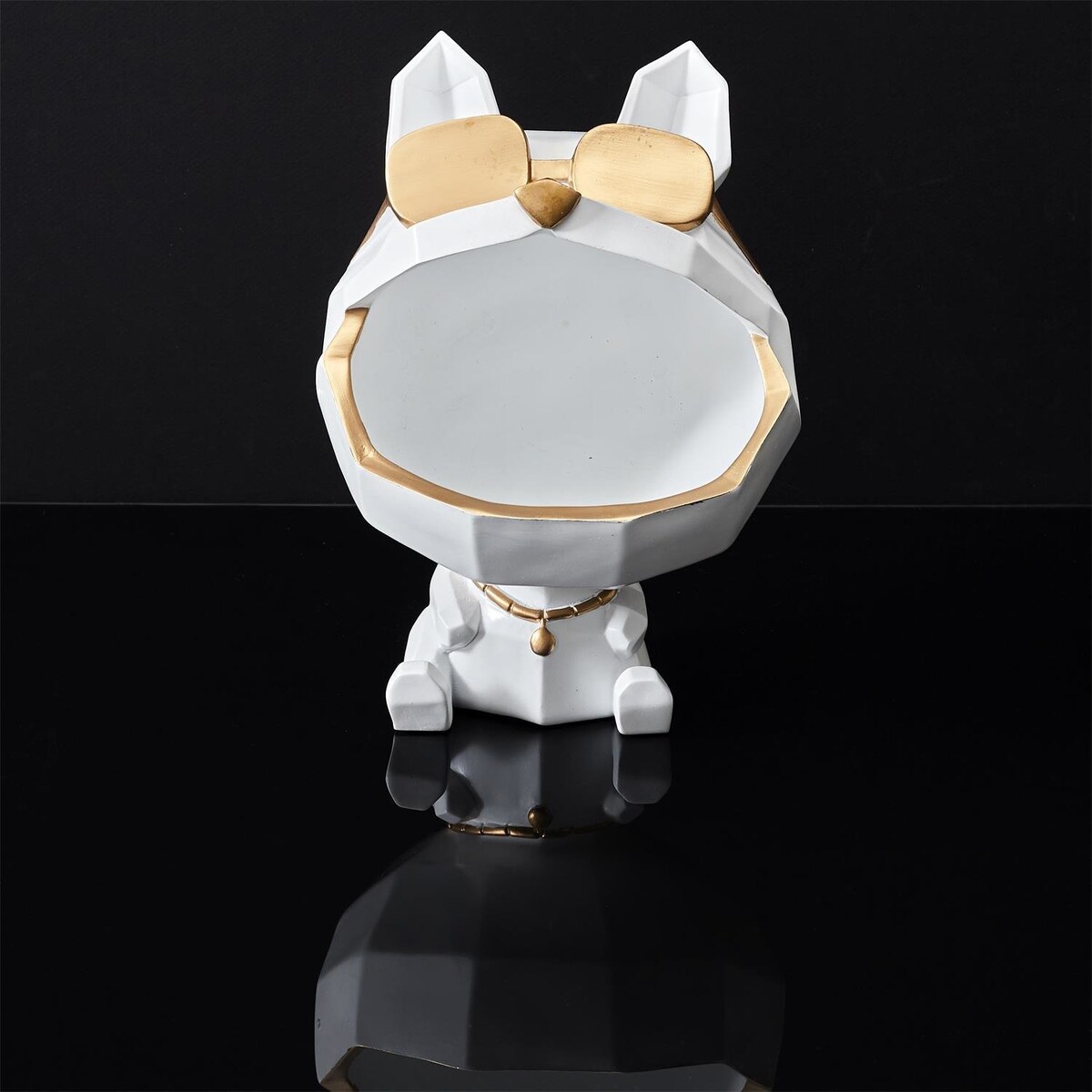 Organizer Pies w okularach biały