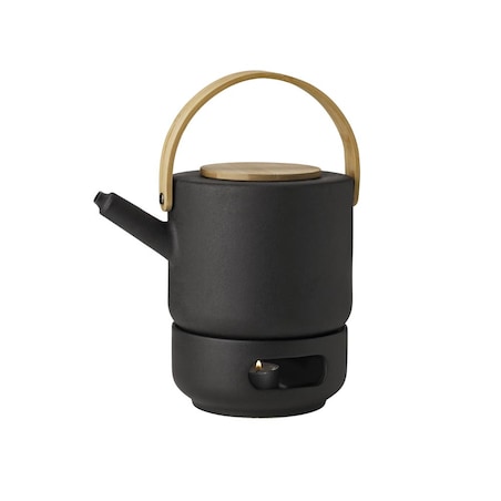 Podgrzewacz do imbryka czarny, 7 x 15 cm, Theo Stelton