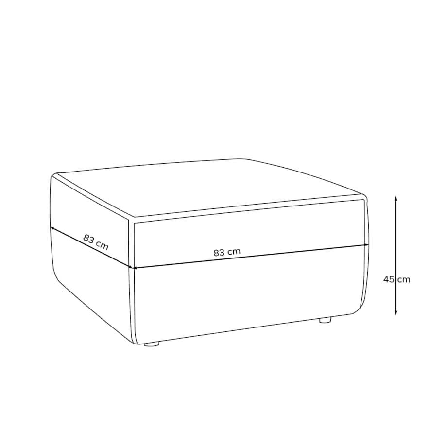 KONSIMO NAPI Puf, kolor fioletowy