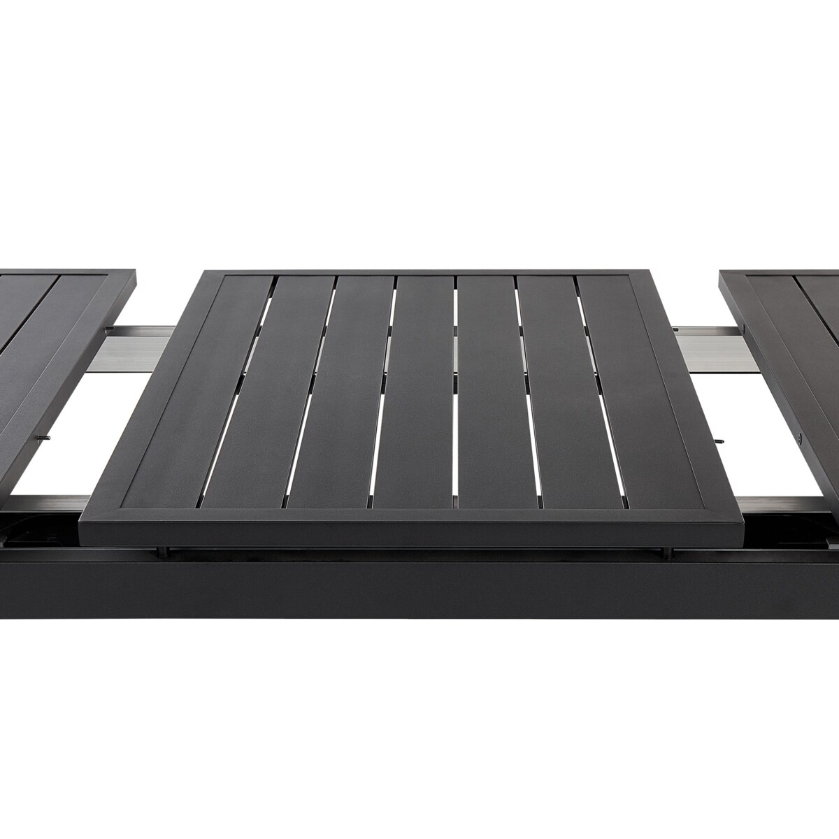 Stół ogrodowy rozkładany 180/240 x 90 cm czarny VALCANETTO