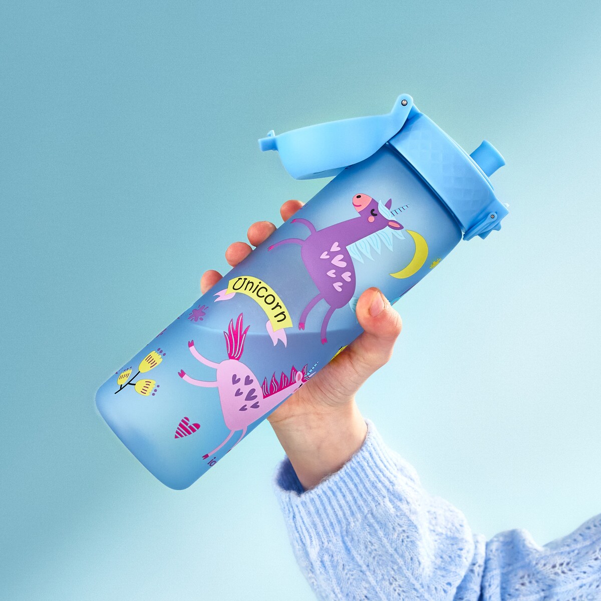 Butelka ION8 I8RF500PABUNIC Unicorns (Alaskan Blue)