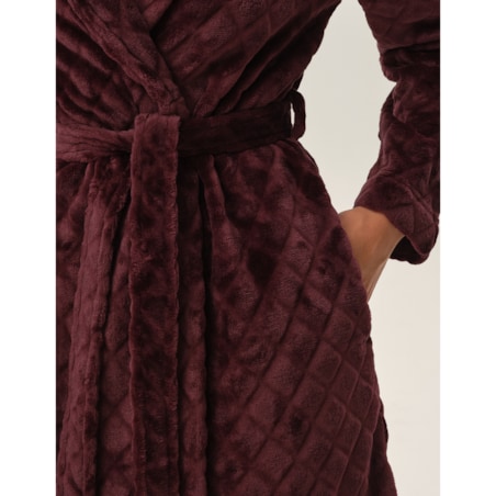 Szlafrok Fyah 41951-93X Fioletowy Fioletowy, XXL