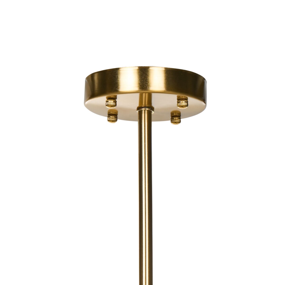 Żyrandol TEMASH Szkło Mosiężny