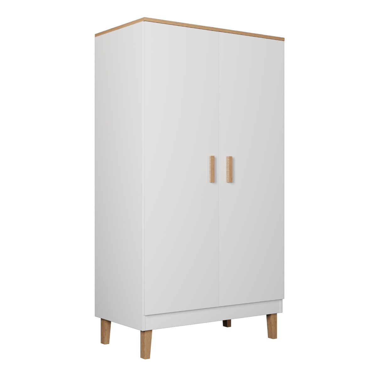 Szafa Denver biały & hikora