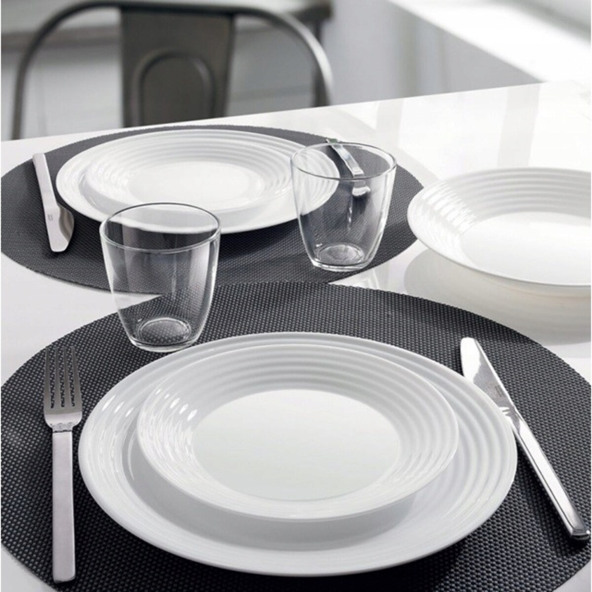 TALERZ DESEROWY BIAŁY 6 x 19 cm harena LUMINARC