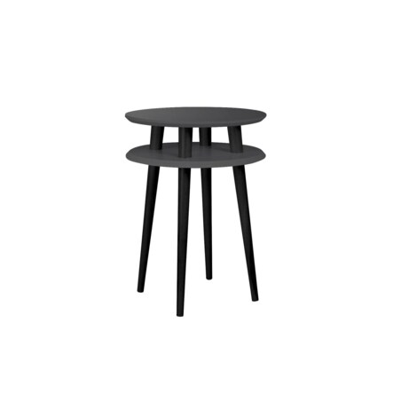 Stolik kawowy UFO HIGH 45x45 grafitowy/czarny