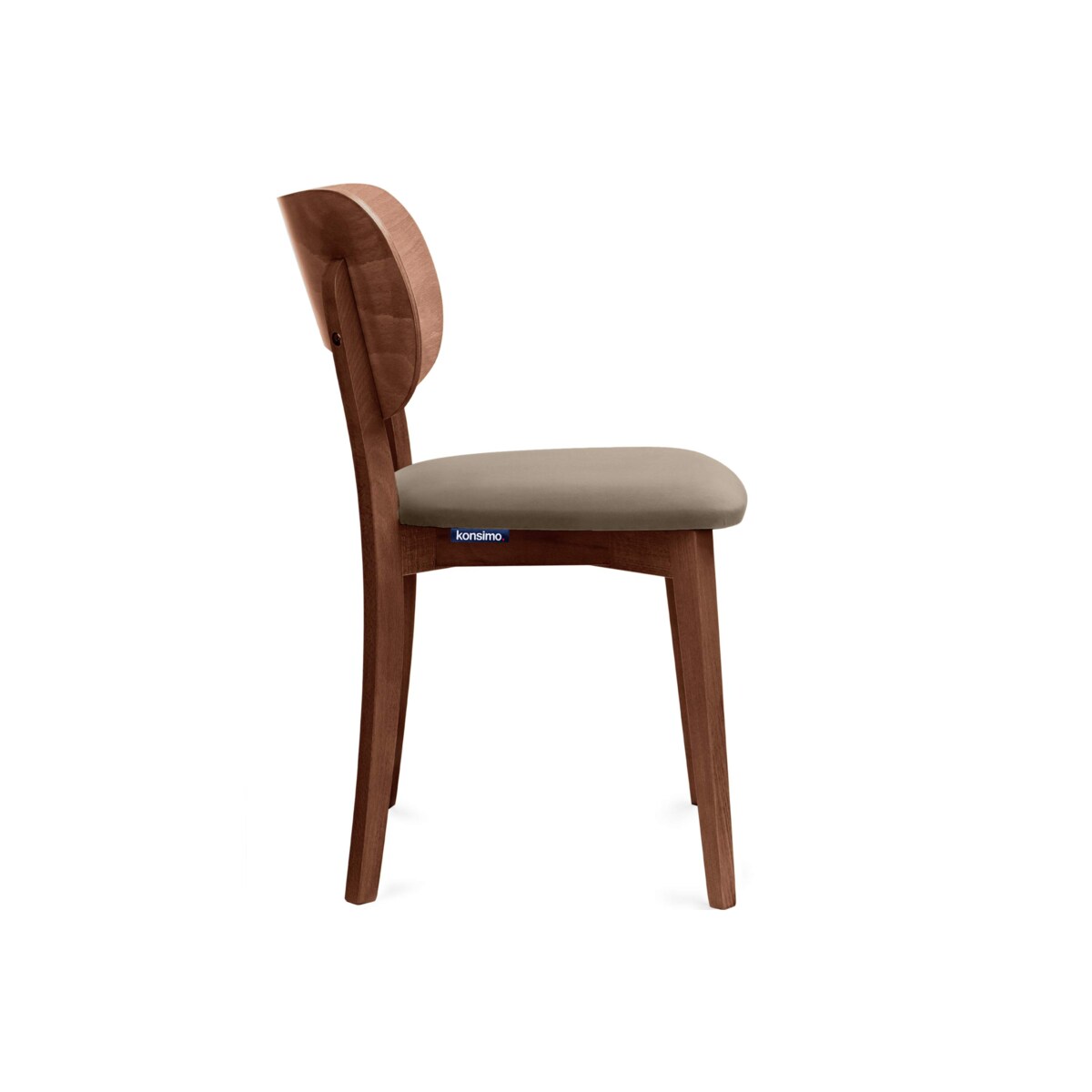 KONSIMO LYCO loftowe krzesło beżowe