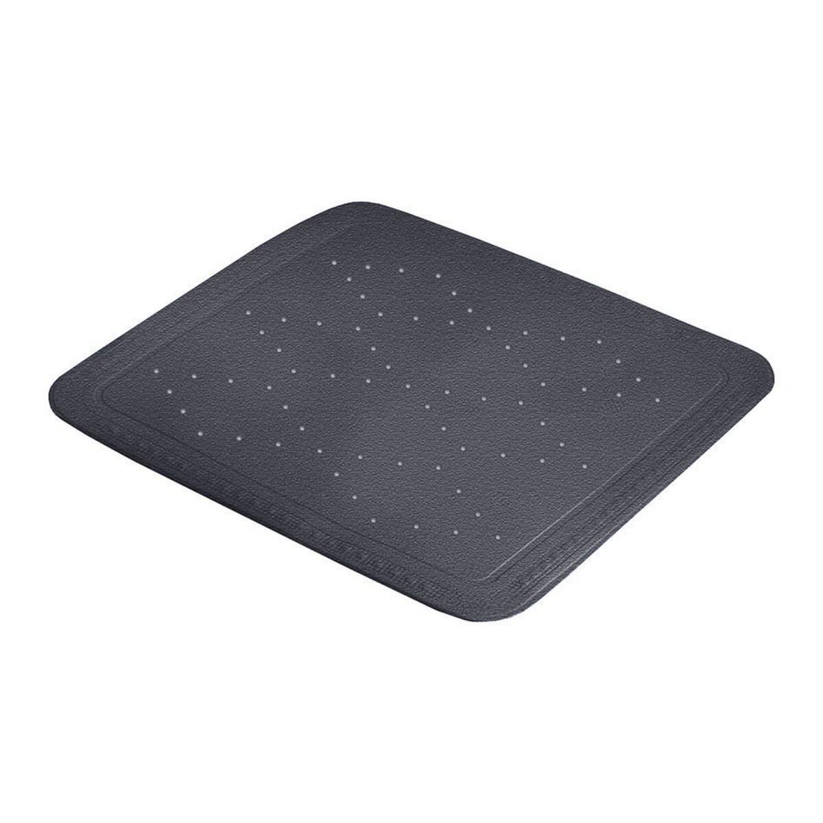 Antypoślizgowa mata kąpielowa Arosa antracyt, 55x55 cm, Kleine Wolke