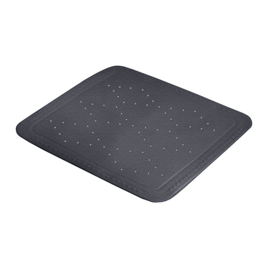 Antypoślizgowa mata kąpielowa Arosa antracyt, 55x55 cm, Kleine Wolke