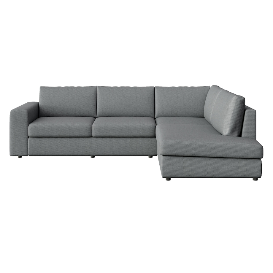 Sofa narożna prawa Baga szara