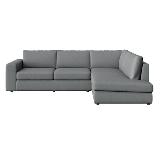 Sofa narożna prawa Baga szara